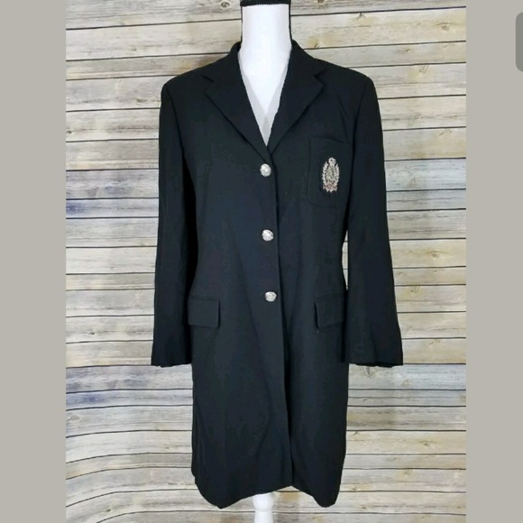 ralph lauren long blazer